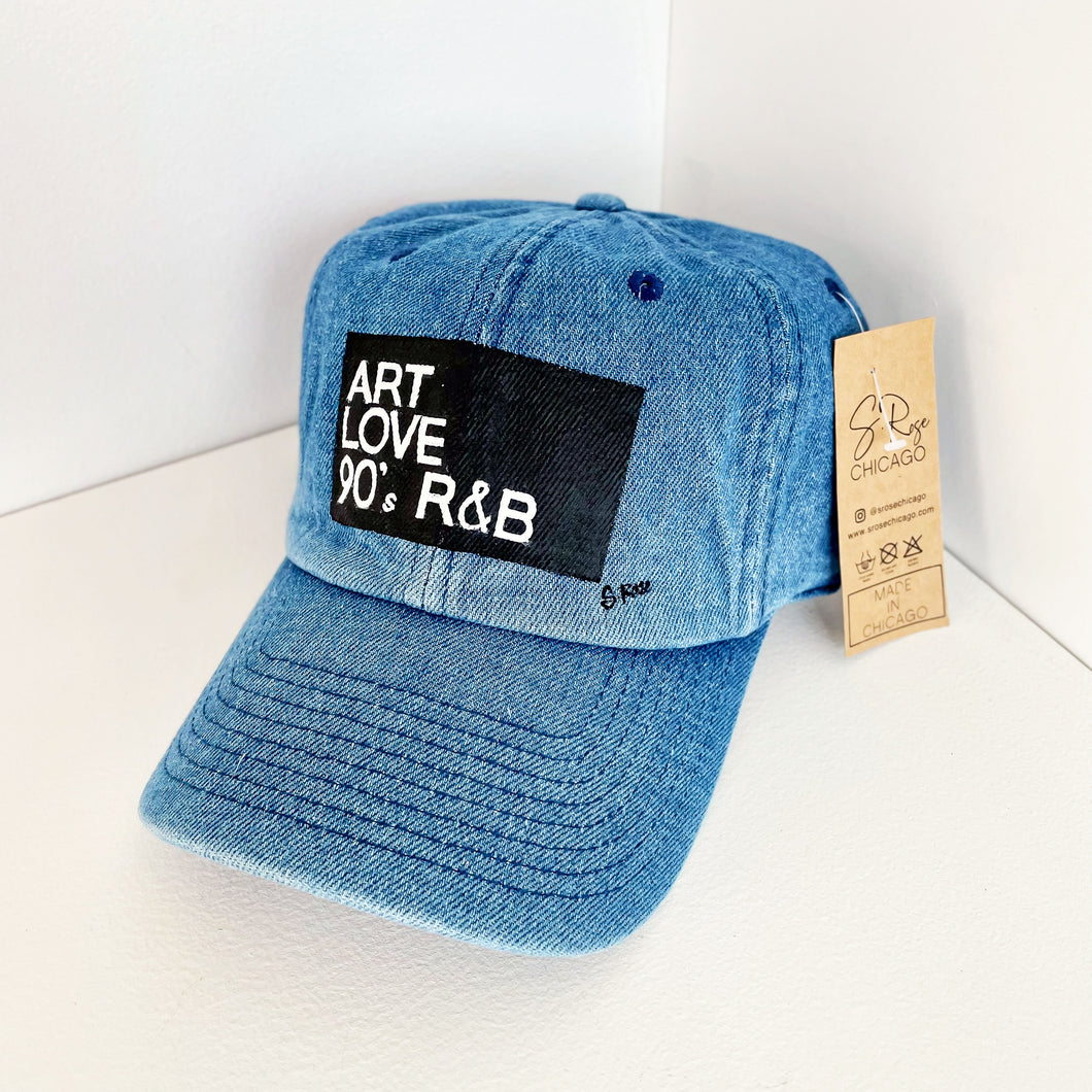 Art, Love, 90s R&B - Denim Hat
