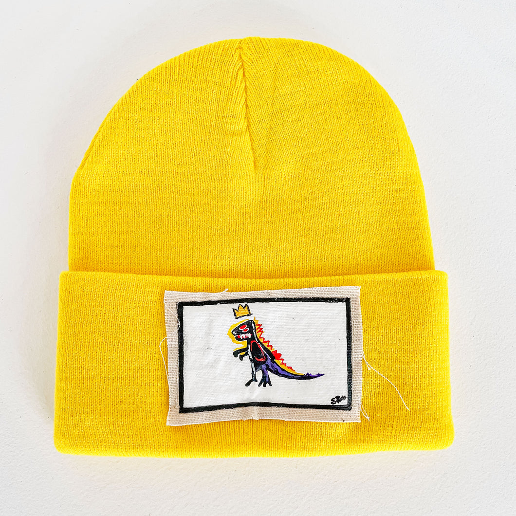 Basquiat Dino - Yellow Knit