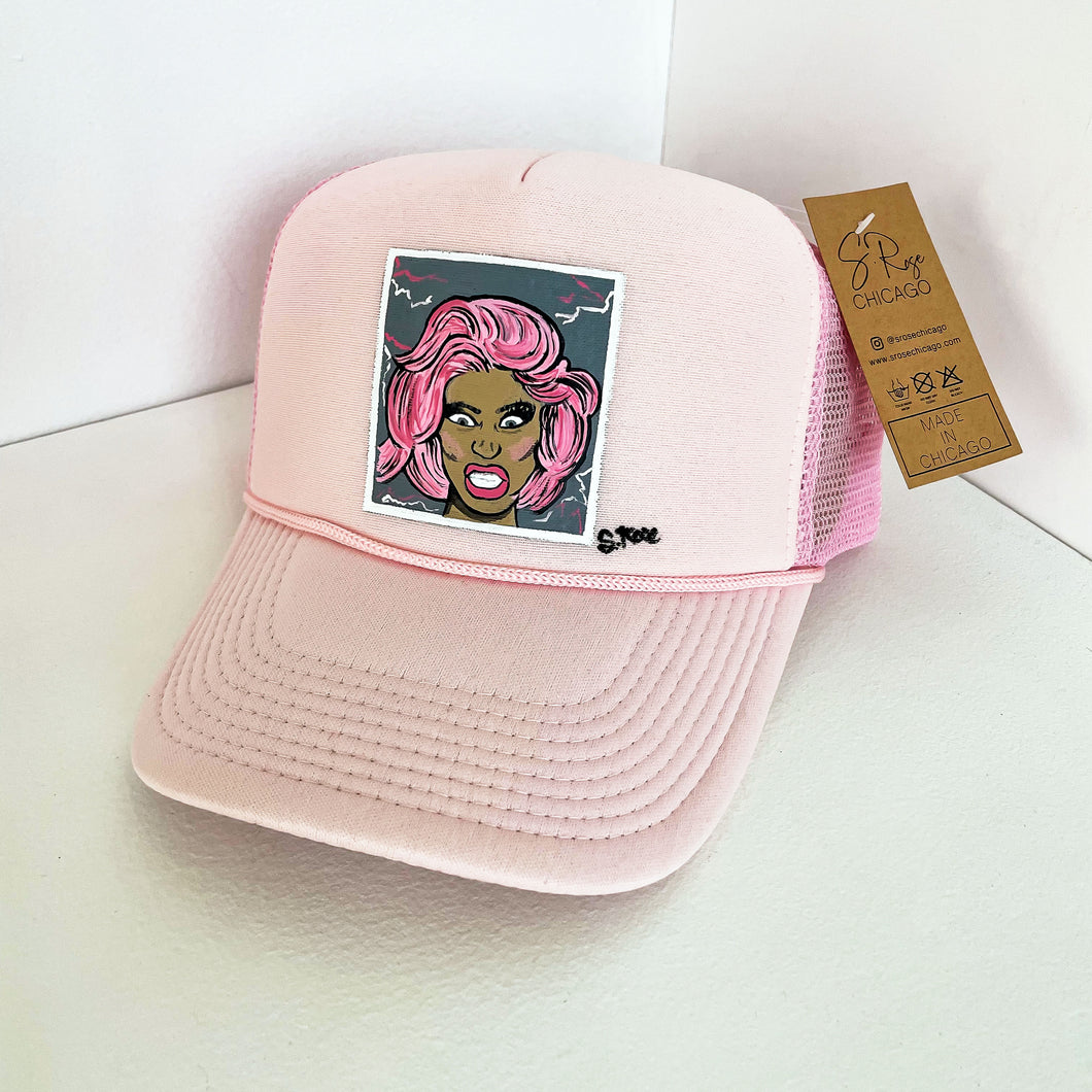 Nicki Minaj - Hand-Painted Trucker Hat