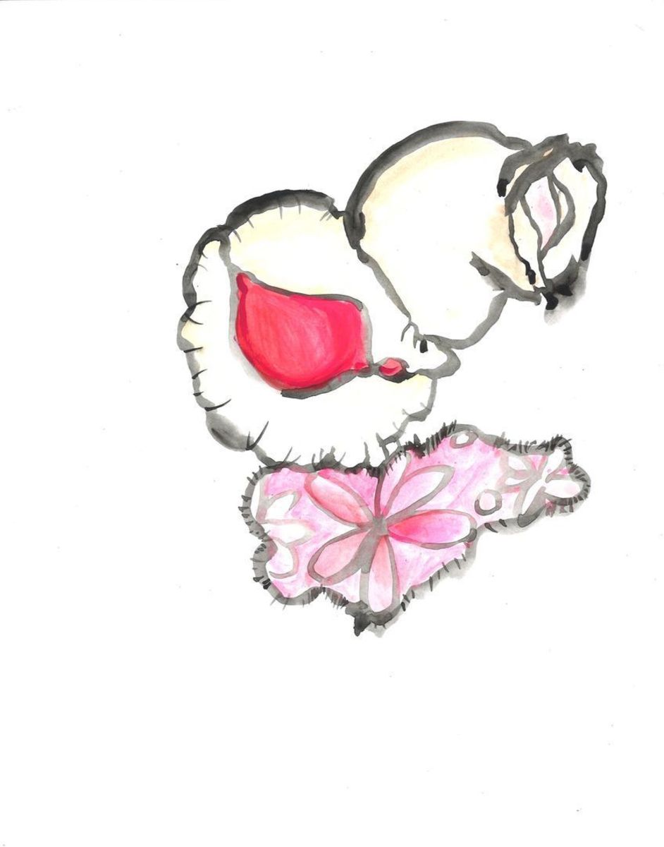 Study #3 pinkshapew:flower